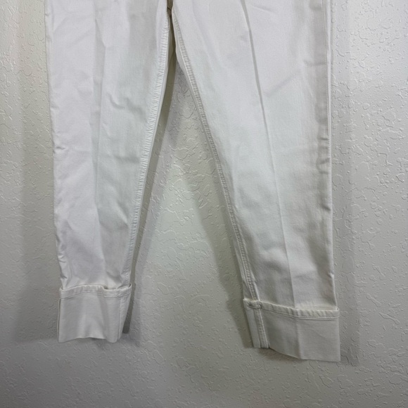Joe's Jeans Annie White Ankle Cropped cuffed size 27 causal Denim Jeans - Picture 4 of 9